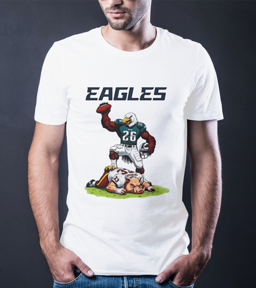 Eagles Vs Commanders Rivalries NFL Showdown Football Battle T-Shirt