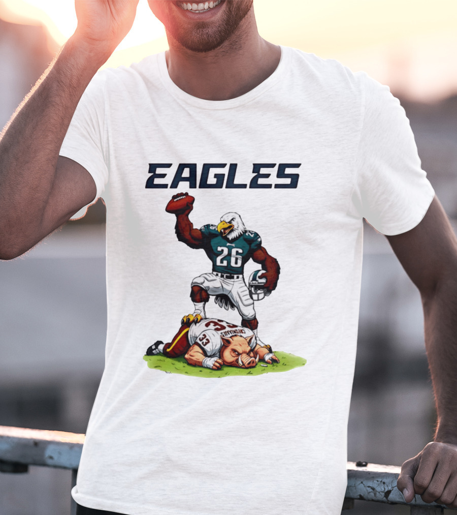 Eagles Vs Commanders Rivalries NFL Showdown Football Battle T-Shirt