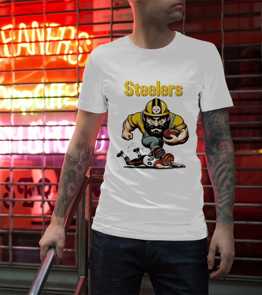 Steelers Dominate Bengals Rivalry Tough Football Showdown T-Shirt
