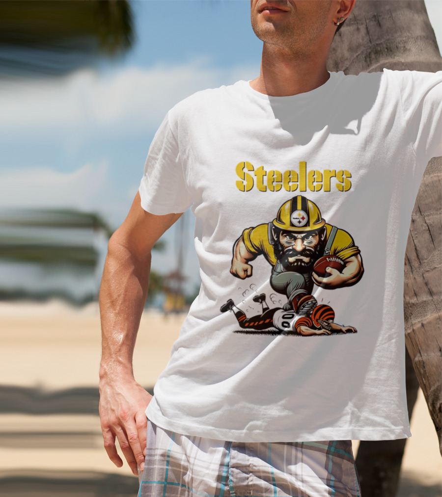Steelers Dominate Bengals Rivalry Tough Football Showdown T-Shirt