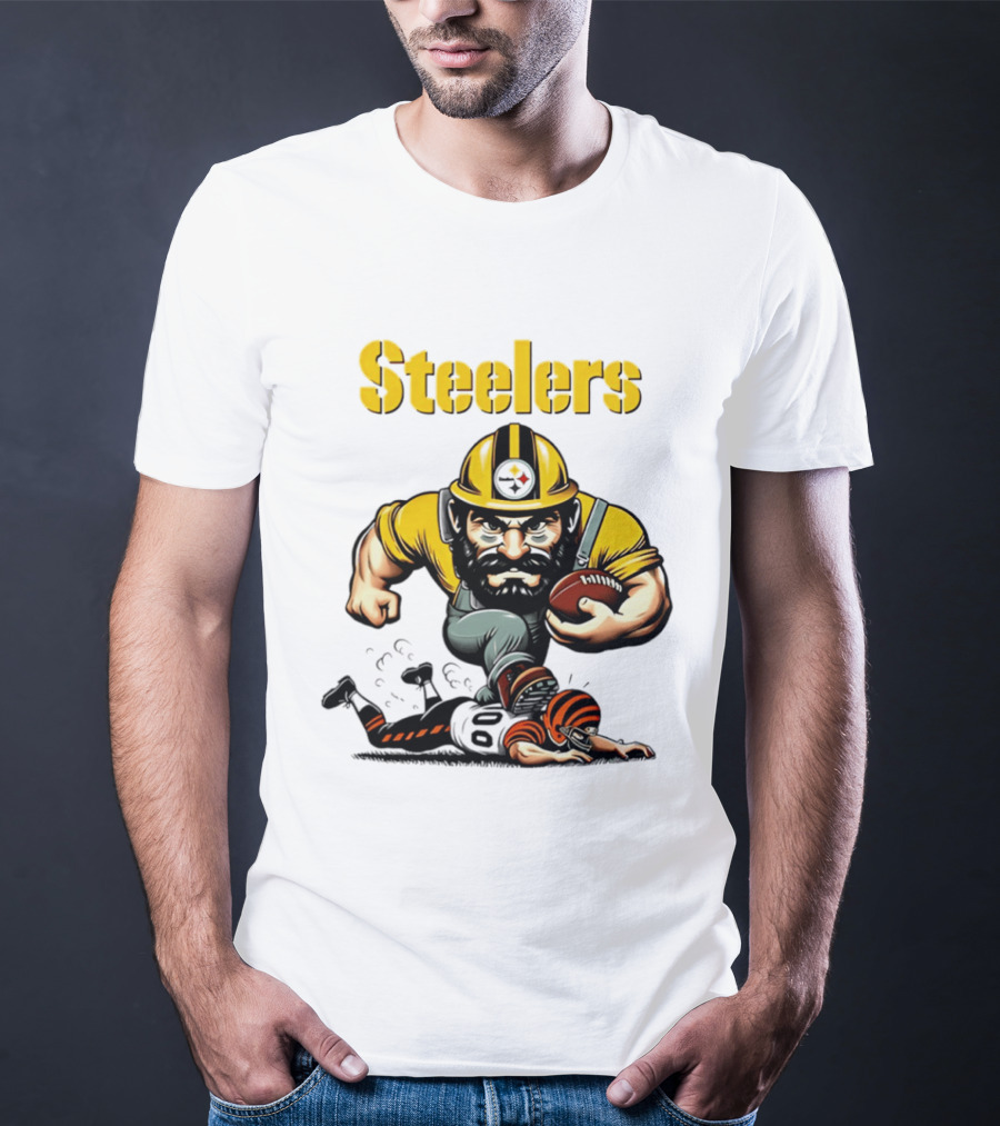 Steelers Dominate Bengals Rivalry Tough Football Showdown T-Shirt