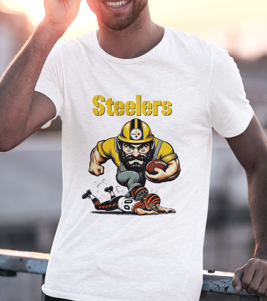 Steelers Dominate Bengals Rivalry Tough Football Showdown T-Shirt