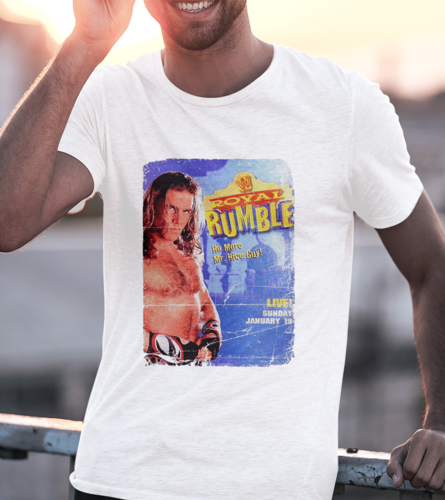 WWF Royal Rumble 1996 No More Mr. Nice Guy Live Sunday January 19 T-Shirt