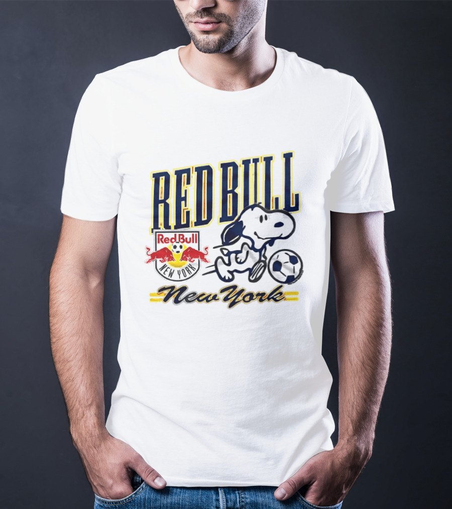 Red Bull New York Snoopy Peanuts Soccer T-Shirt