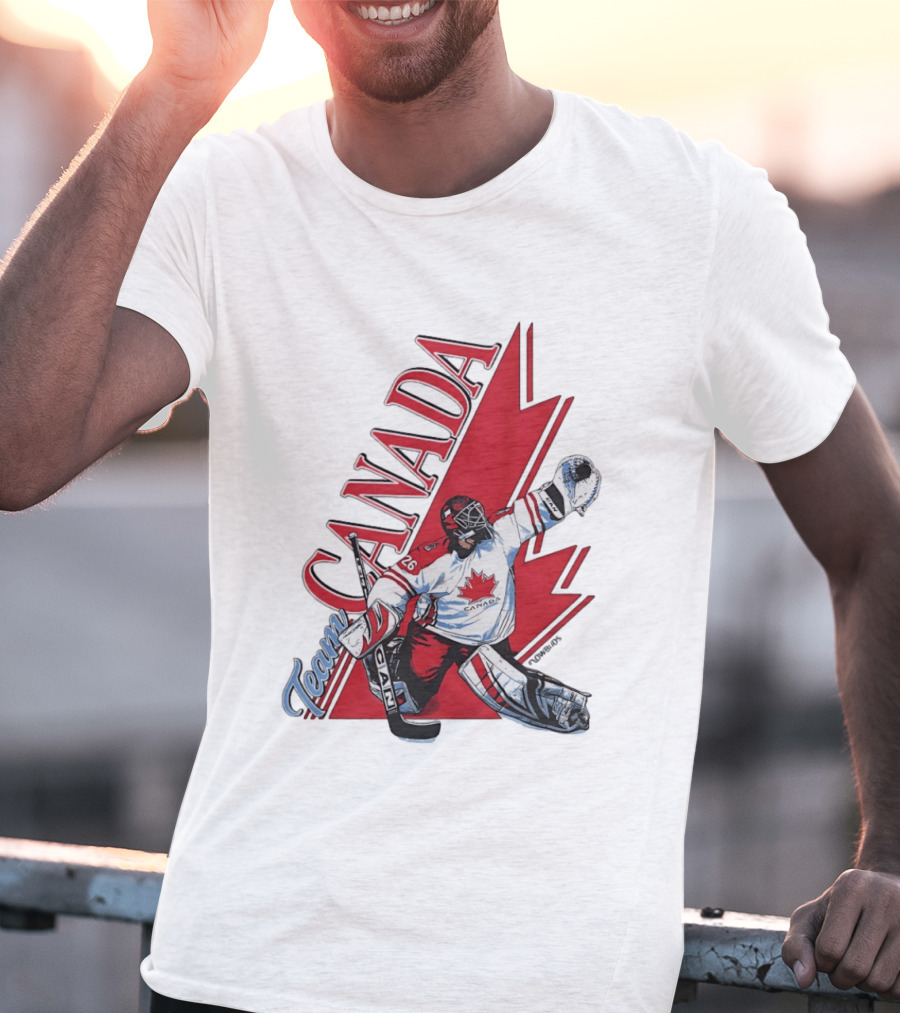Team Canada Hockey Goalie Maple Leaf T-Shirt