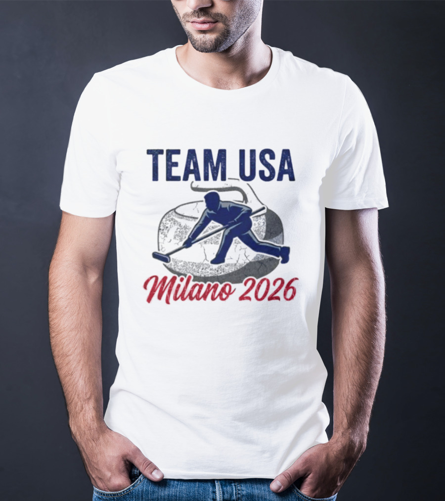 Team USA Curling Milano 2026 Olympics T-Shirt