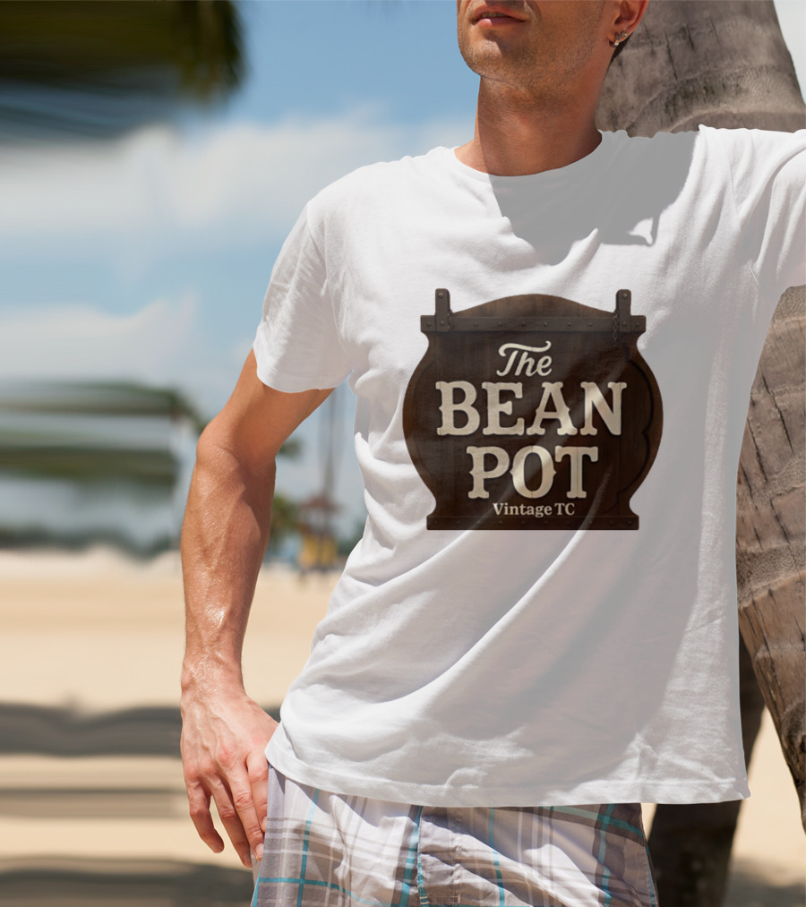 The Bean Pot Vintage TC Wood Sign T-Shirt
