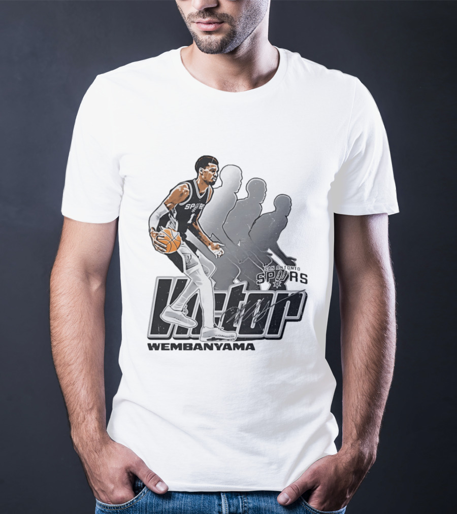 Victor Wembanyama San Antonio Spurs Basketball Action Spurs T-Shirt