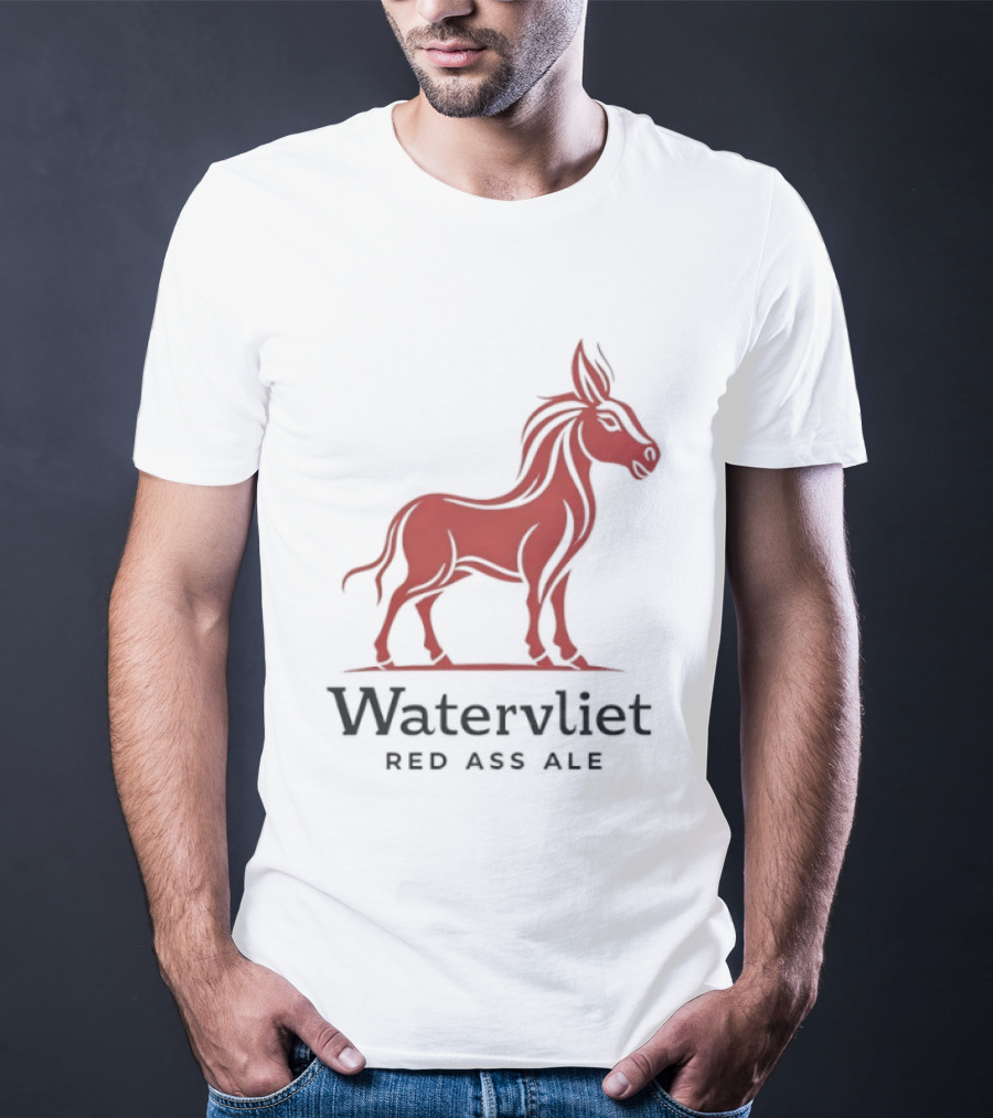 Watervliet Red Ass Ale Donkey T-Shirt