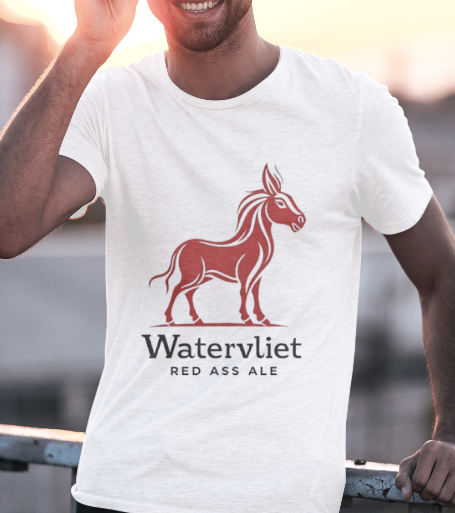 Watervliet Red Ass Ale Donkey T-Shirt