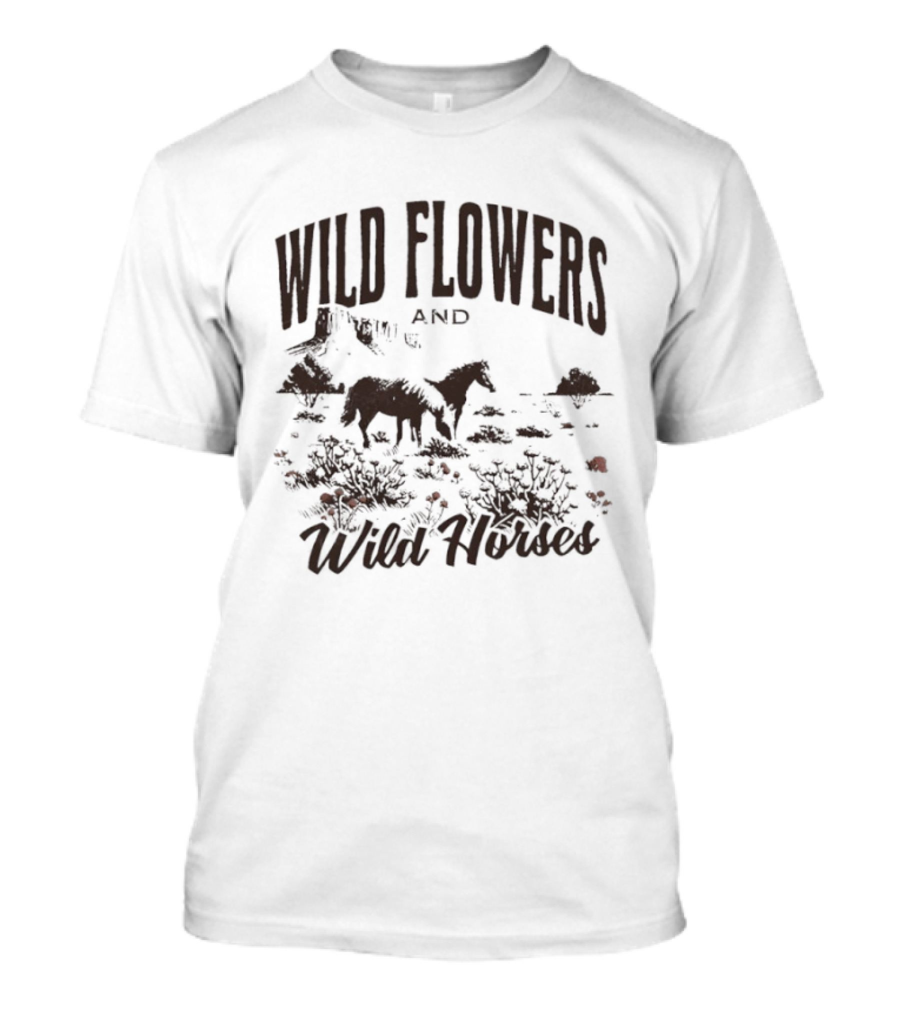 Wildflowers And Wild Horses Lainey Wilson T-Shirt