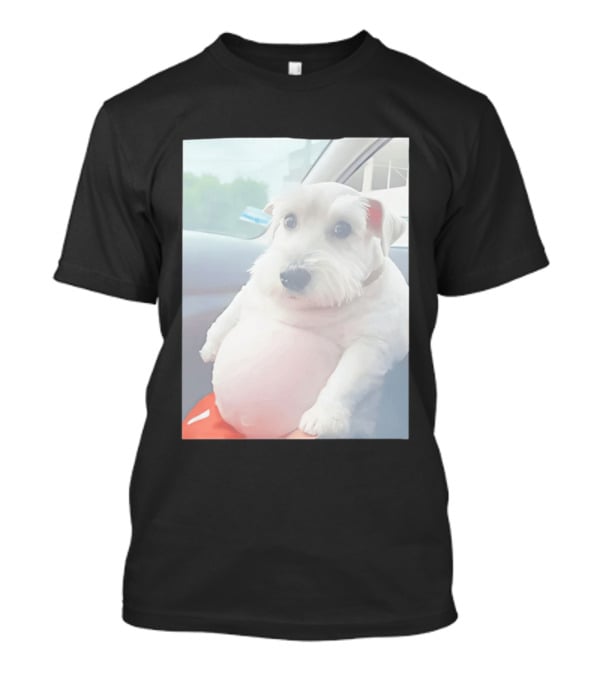 Fat Chud Dog Meme Funny Animal Image T-Shirt