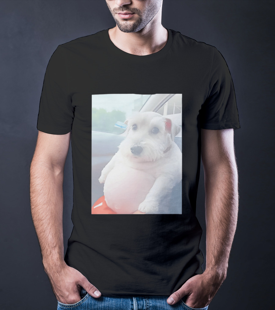 Fat Chud Dog Meme Funny Animal Image T-Shirt