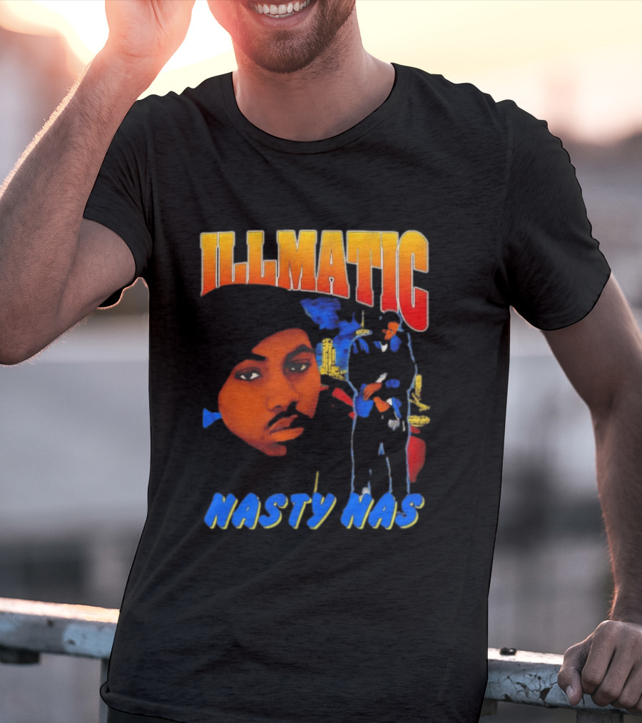 Nasty Nas Illmatic Urban Album Cover T-Shirt