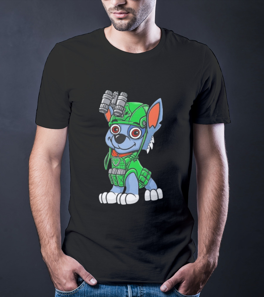 Rocky PAW Patrol Night Vision Recycling Dog T-Shirt