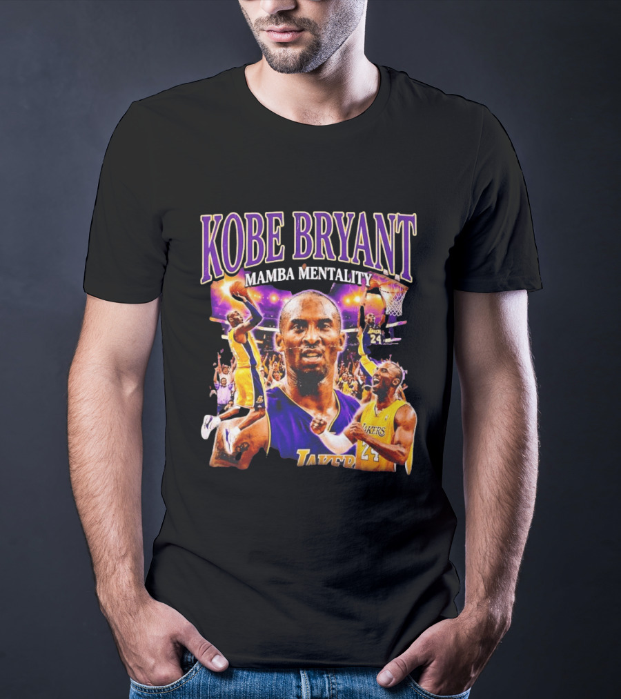 Kobe Bryant Mamba Mentality Los Angeles Lakers NBA 24 T-Shirt