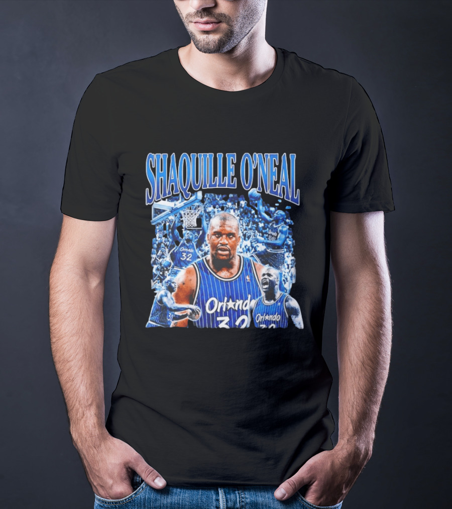 Shaquille O'Neal Orlando Magic 32 Basketball Legend T-Shirt