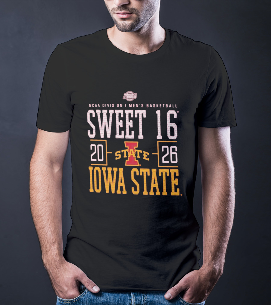 NCAA Division I Men's Basketball 2026 Iowa State Sweet 16 March Madness T-Shirt