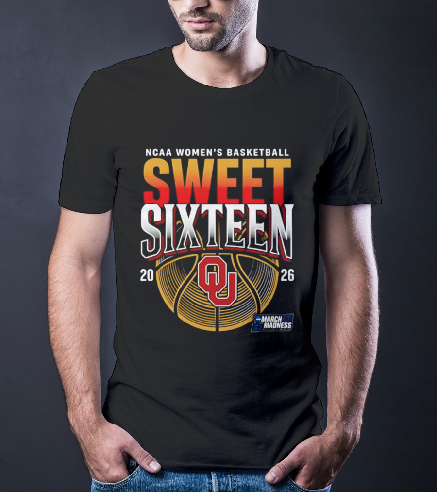 NCAA Women's Basketball 2026 Oklahoma Sweet Sixteen March Madness T-Shirt