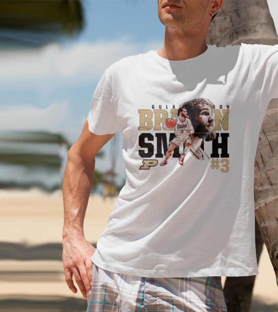 Braden Smith Purdue Boilermakers Basketball #3 Collage Cula Season T-Shirt