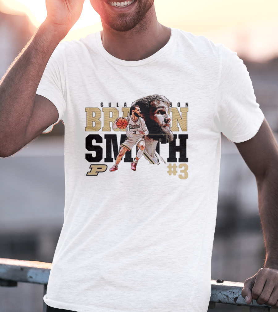 Braden Smith Purdue Boilermakers Basketball #3 Collage Cula Season T-Shirt