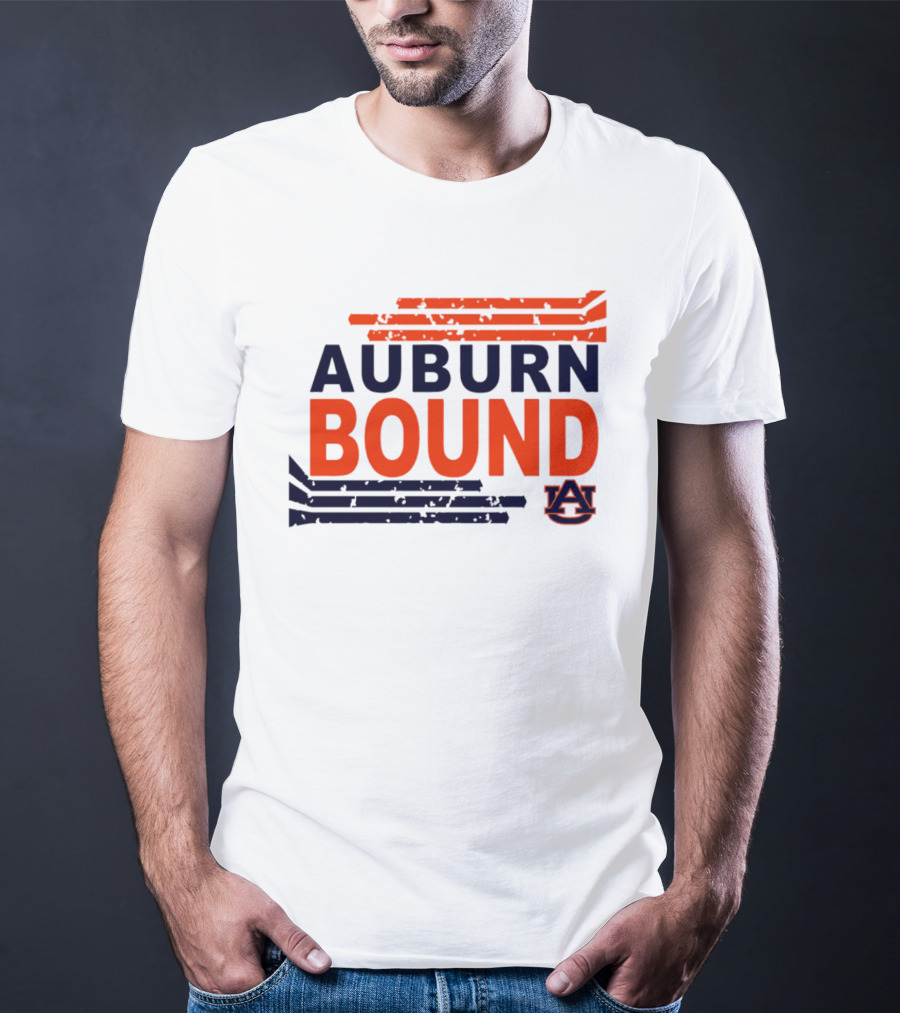 Auburn Bound Tigers AU Logo College Spirit T-Shirt