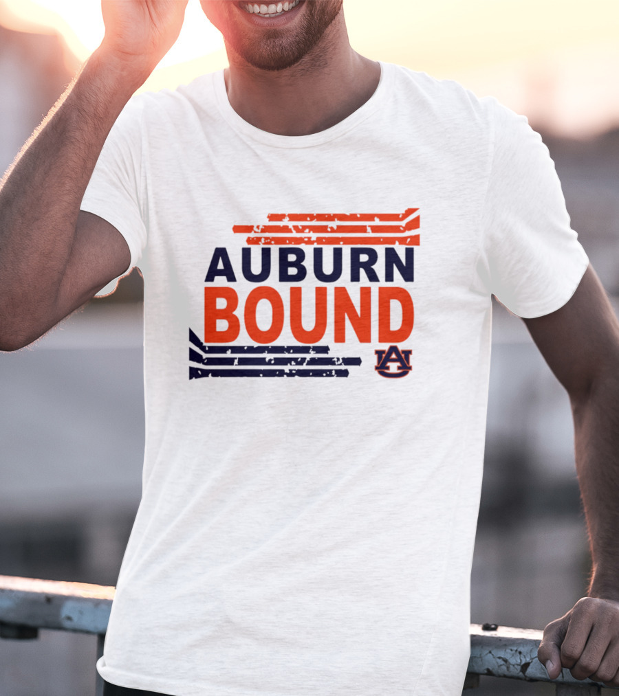 Auburn Bound Tigers AU Logo College Spirit T-Shirt