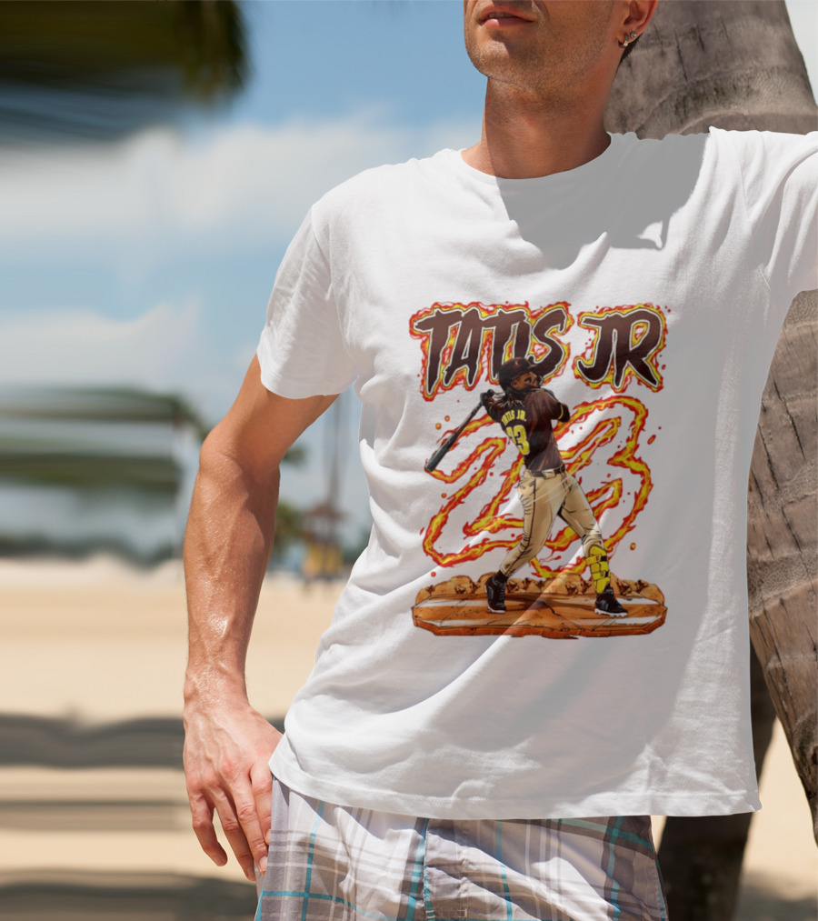 Tatis Jr 23 San Diego Padres Hand Drawn 2026 T-Shirt
