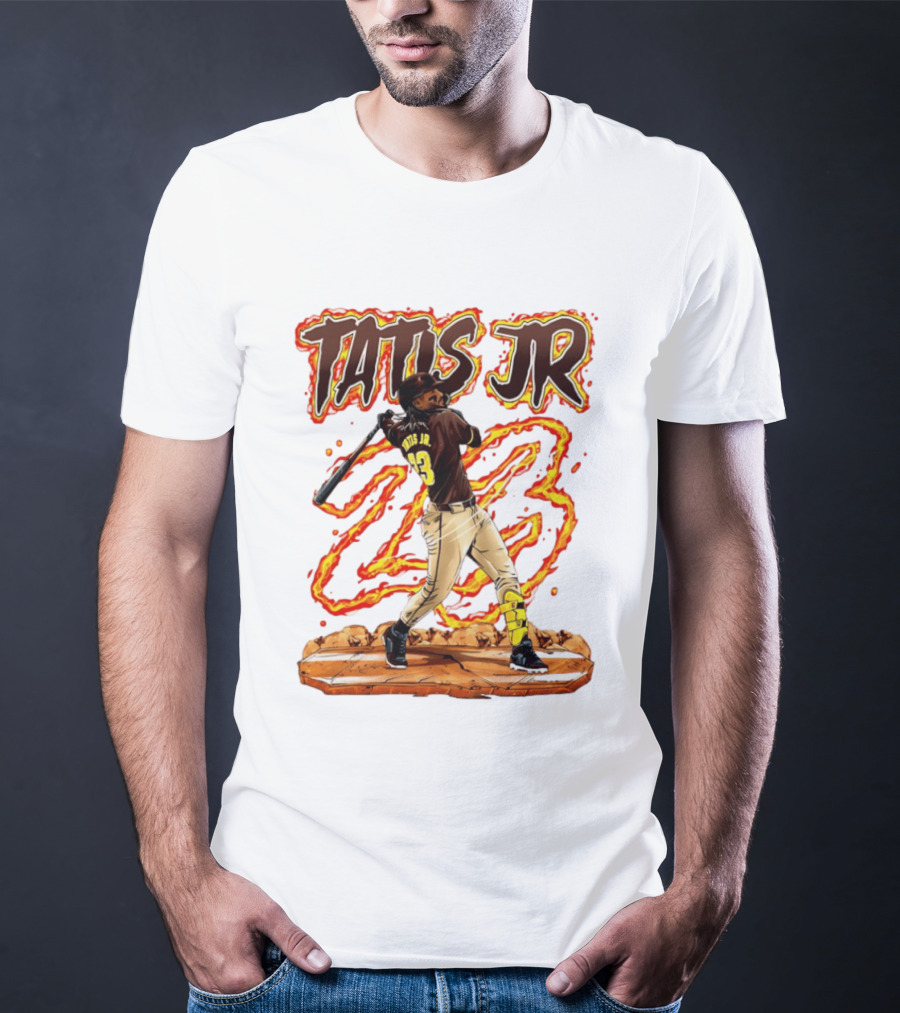 Tatis Jr 23 San Diego Padres Hand Drawn 2026 T-Shirt