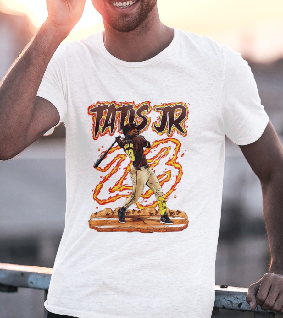 Tatis Jr 23 San Diego Padres Hand Drawn 2026 T-Shirt