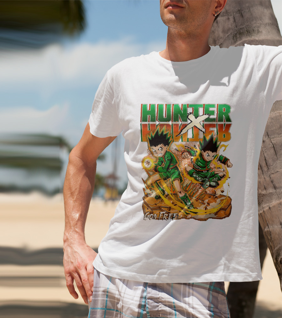 Hunter X Hunter Gon Freeces Energetic Battle Stance 2026 T-Shirt