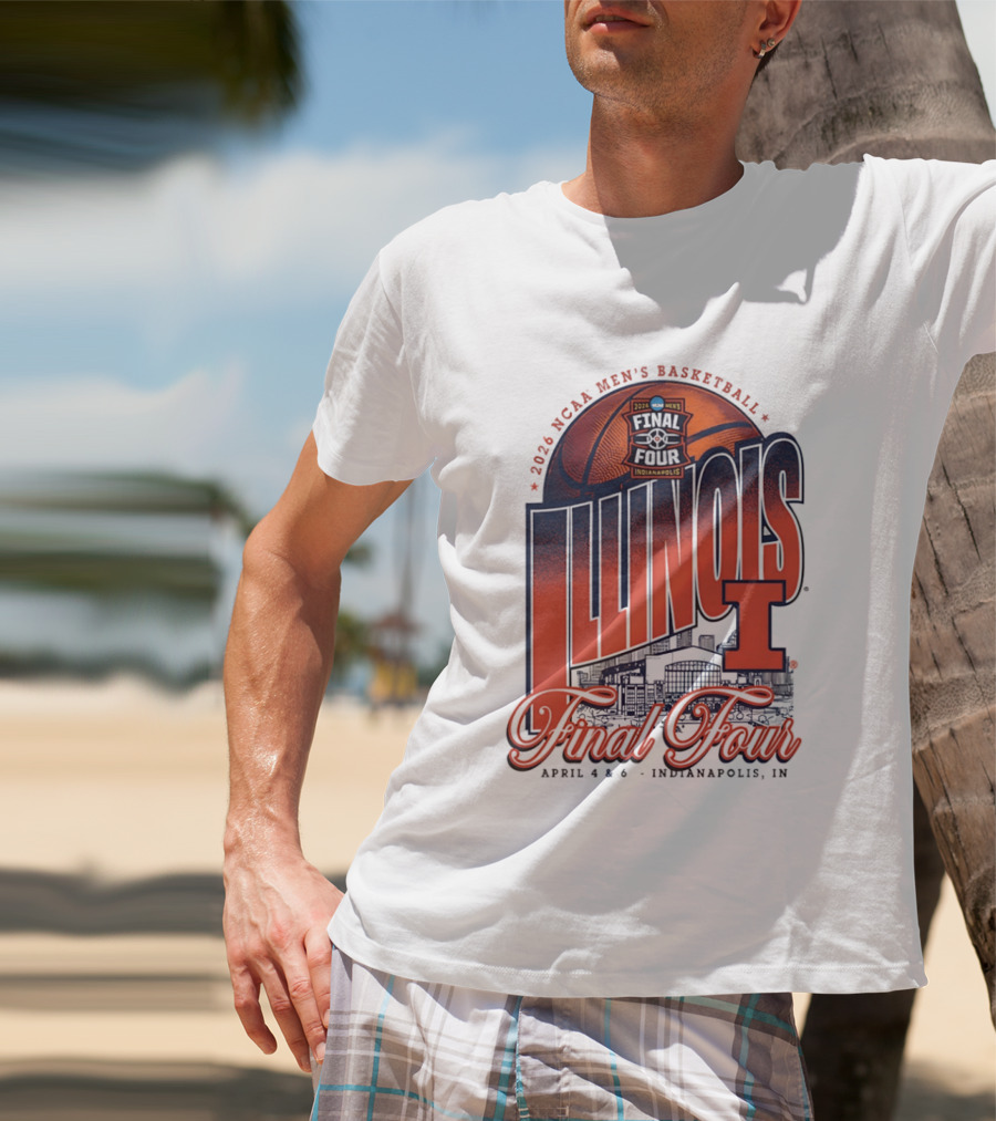 2019 NCAA Men's Basketball Illinois Indianapolis Final Four April 4 6 T-Shirt
