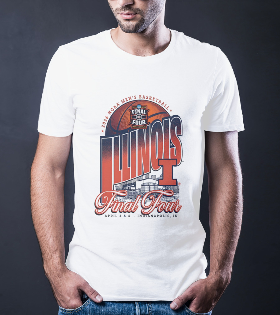 2019 NCAA Men's Basketball Illinois Indianapolis Final Four April 4 6 T-Shirt