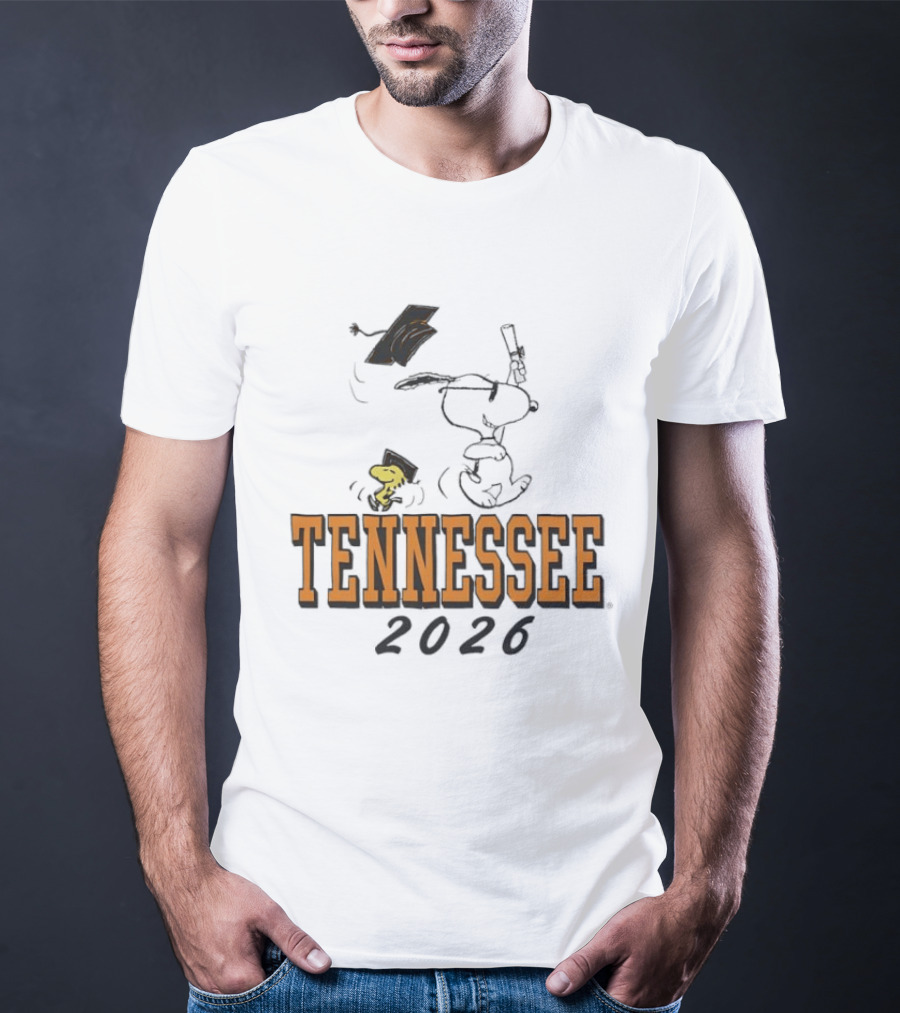 Tennessee 2026 Snoopy Woodstock Graduation University T-Shirt