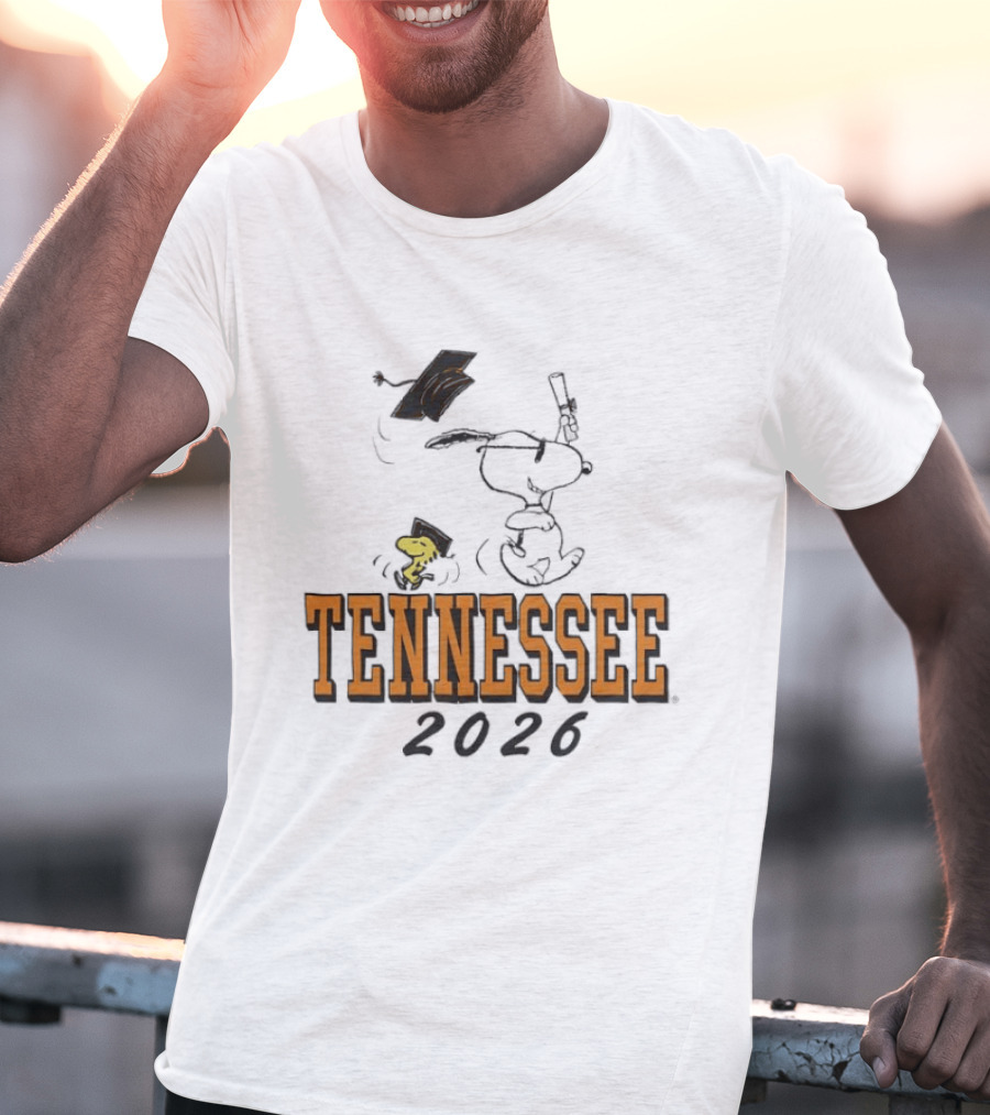Tennessee 2026 Snoopy Woodstock Graduation University T-Shirt