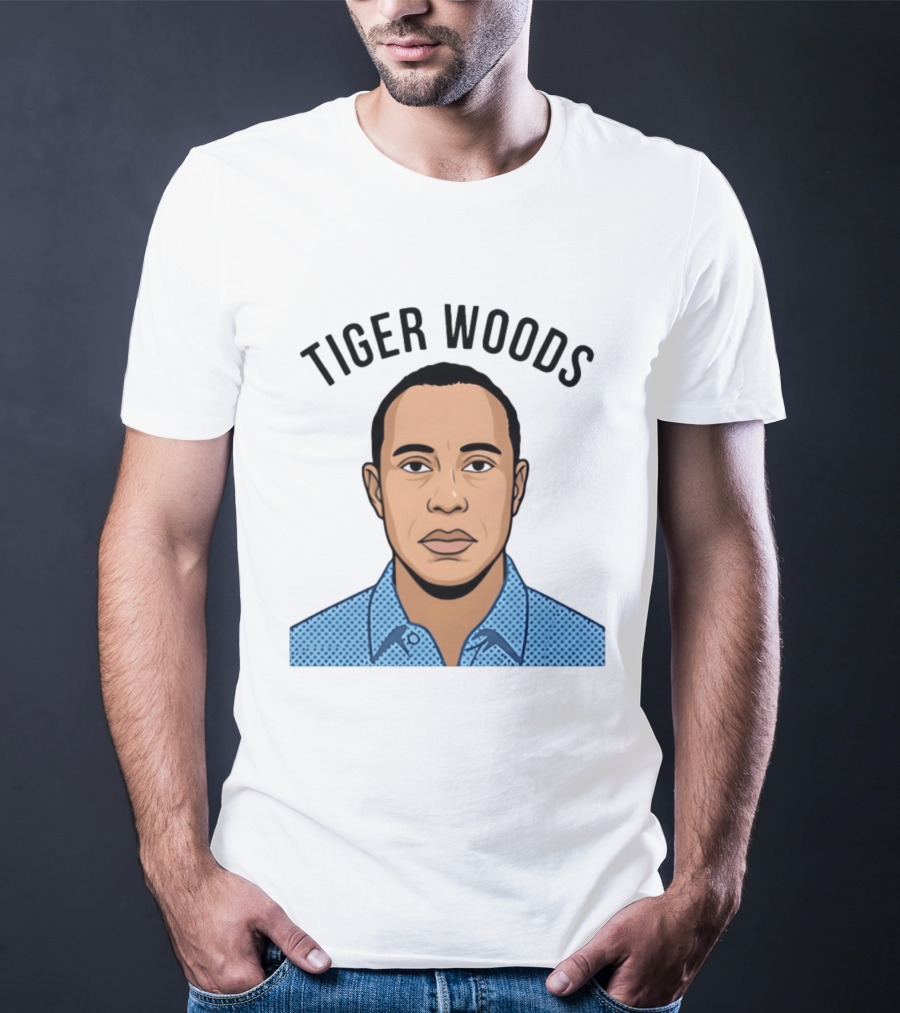 Tiger Woods Shot Caricature 2026 T-Shirt
