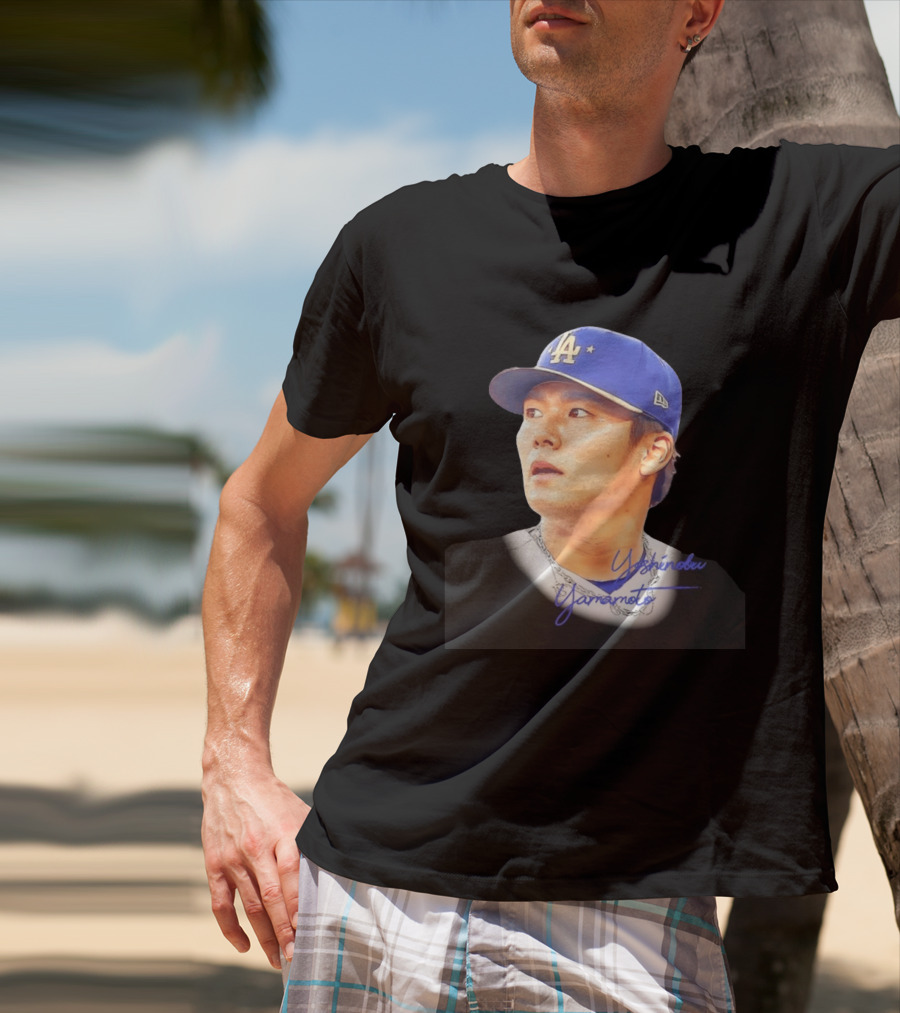 Yoshinobu Yamamoto Los Angeles Dodgers MLB 2026 Player T-Shirt