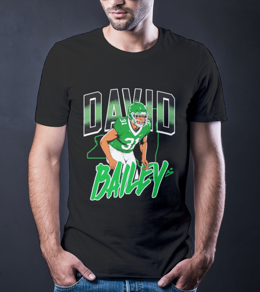 David Bailey New York Jets Football Number 31 Athletics T-Shirt