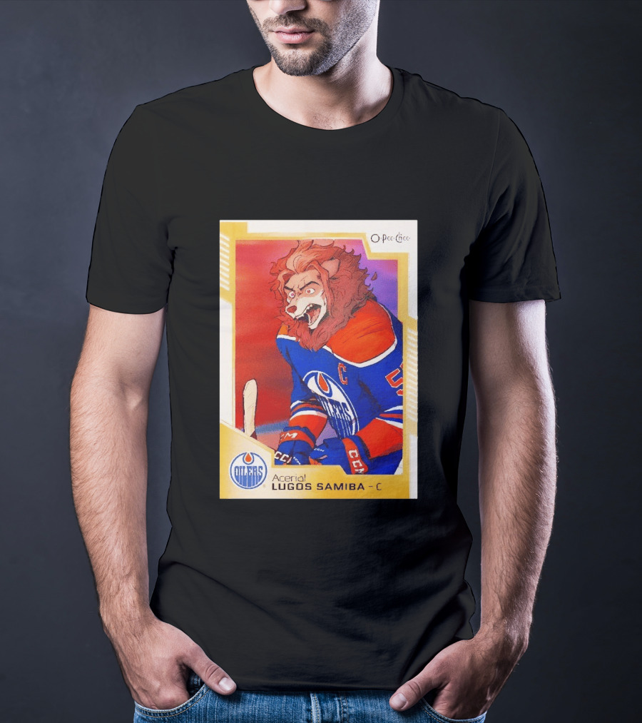 O Pee Chee Aceria Lugos Samiba C Edmonton Oilers T-Shirt