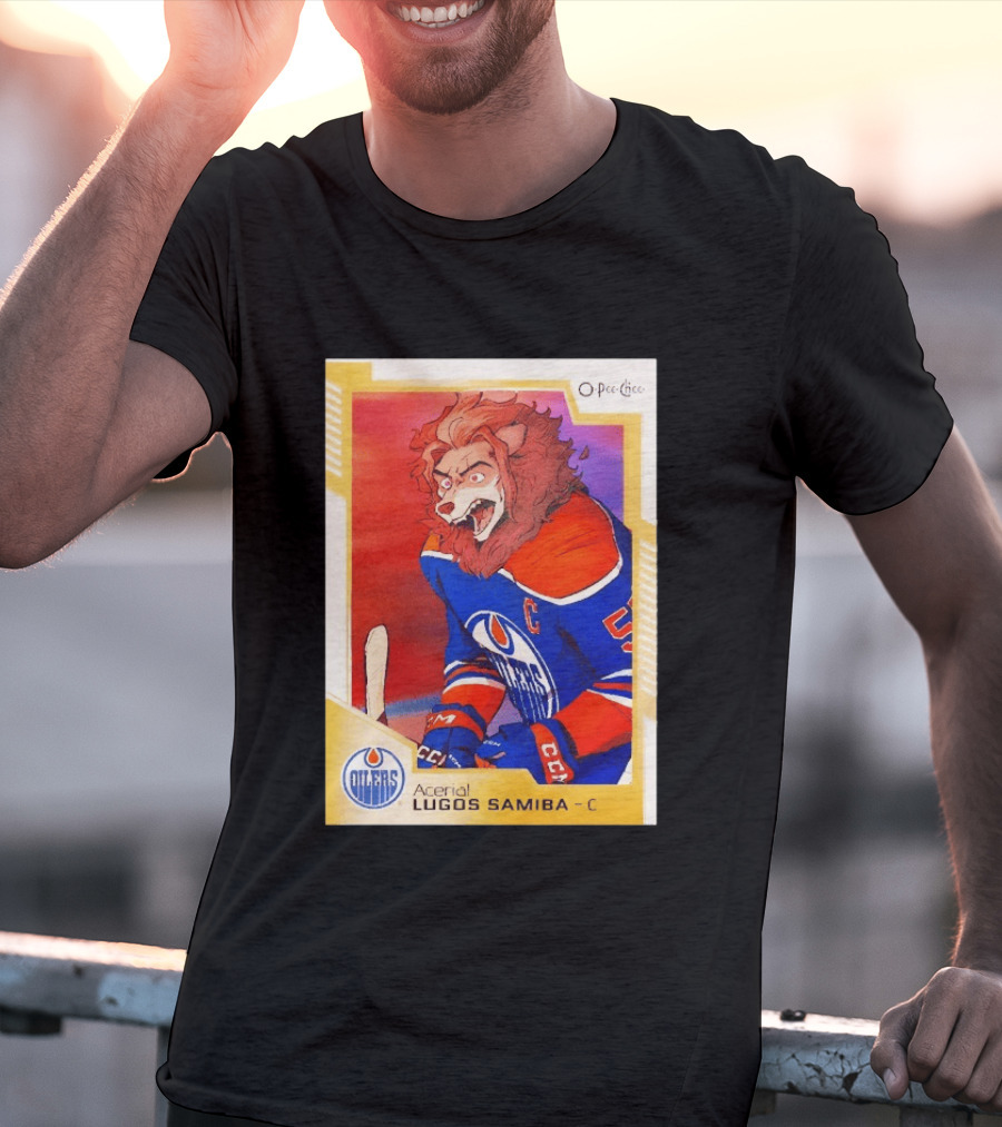 O Pee Chee Aceria Lugos Samiba C Edmonton Oilers T-Shirt