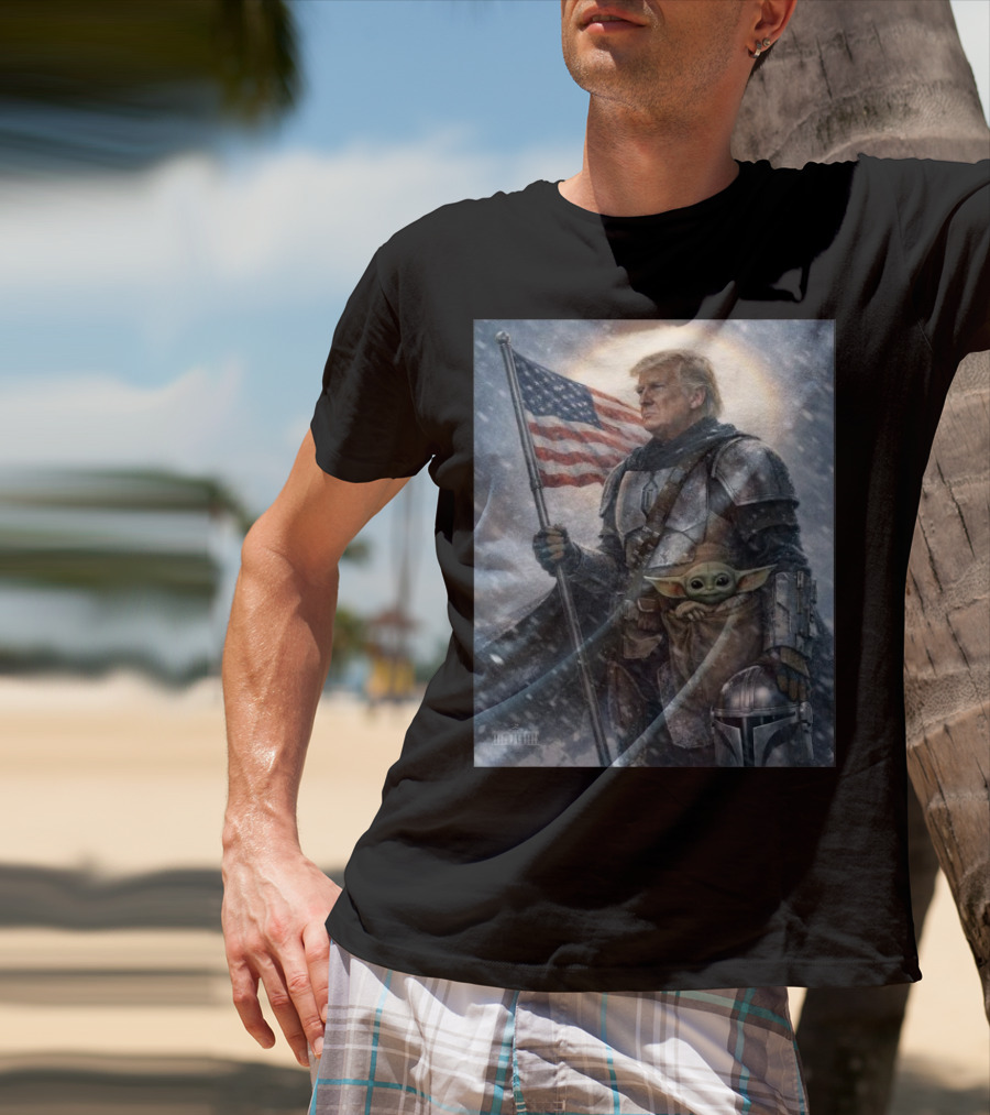 Happy Star Wars Day 2026 Donald Trump Grogu May The 4th Be With You The Mandalorian Star Wars Grogu T-Shirt