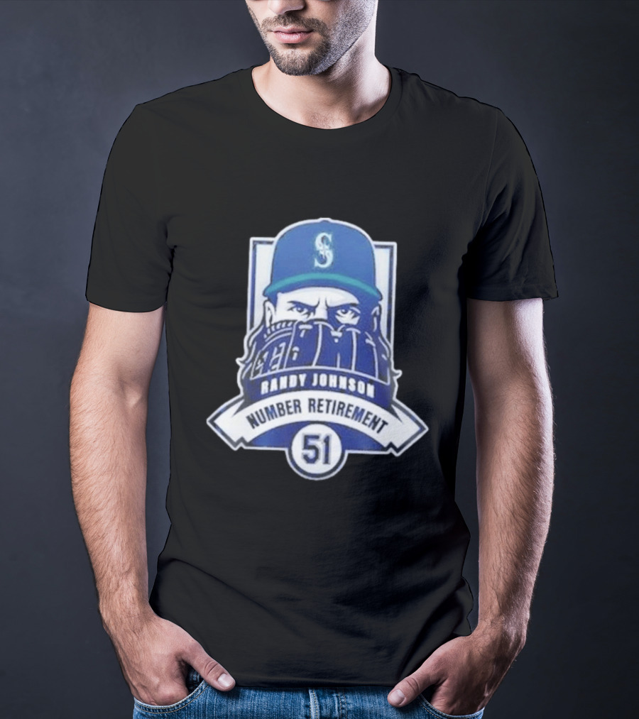 Seattle Mariners Randy Johnson 51 Number Retirement Event 2026 T-Shirt