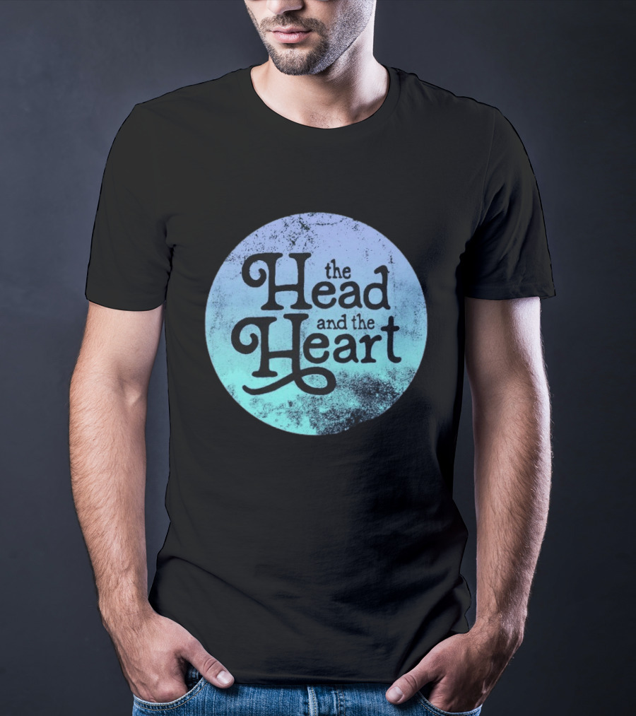 The Head And The Heart Periwinkle Gradient T-Shirt
