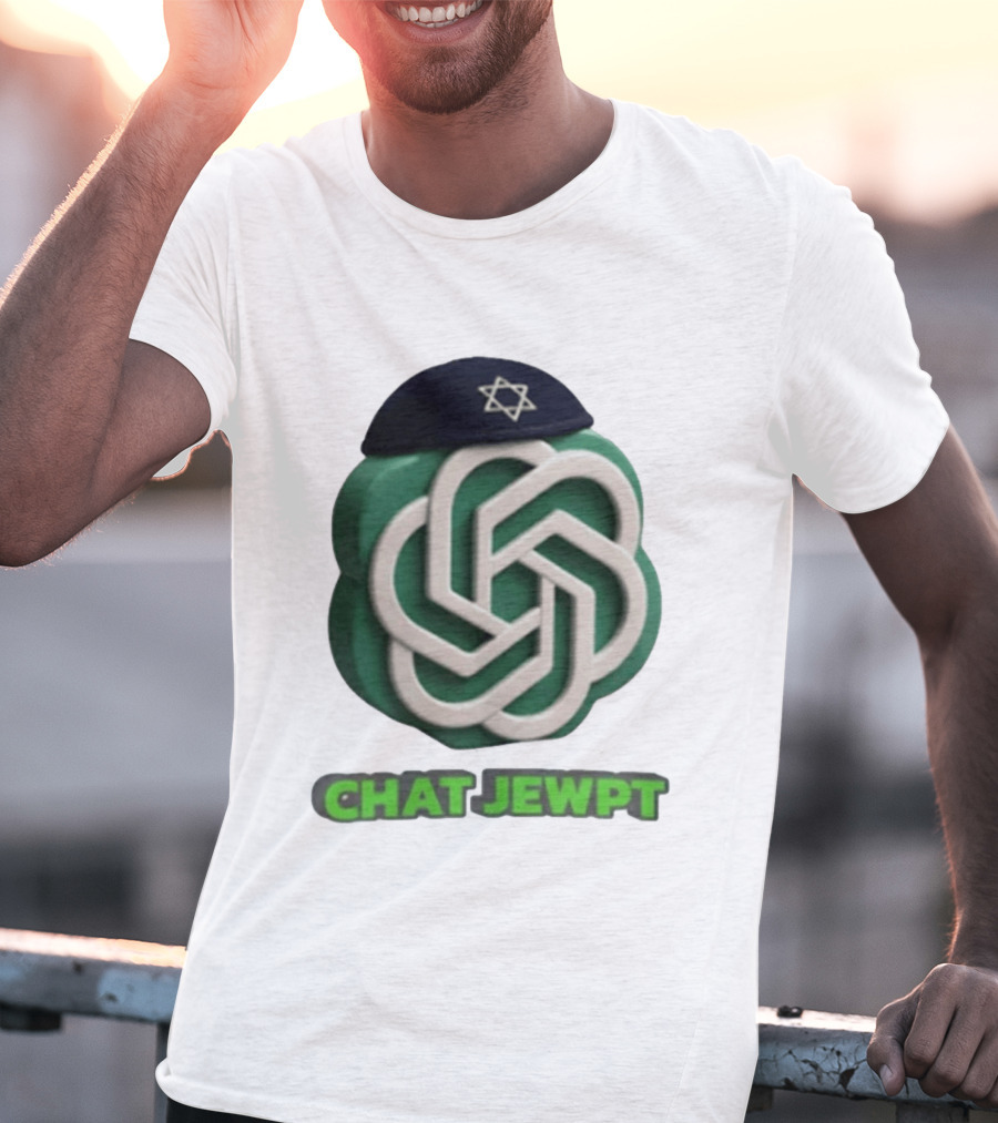 Chat JewPT Symbol With Star On Cap T-Shirt