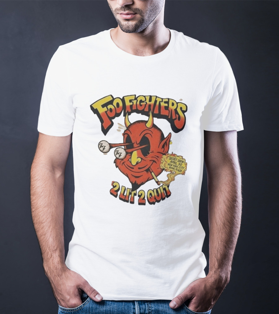 Foo Fighters 2 Lit 2 Quit Secret Show April 30 2026 Irving Plaza New York T-Shirt