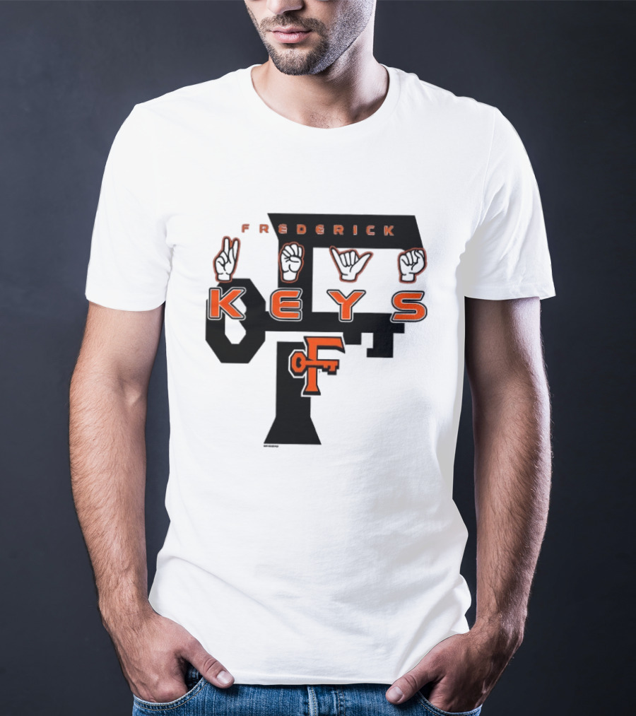 Frederick Keys Deaf Awareness 2026 Frederick Keys Logo Sign Language T-Shirt