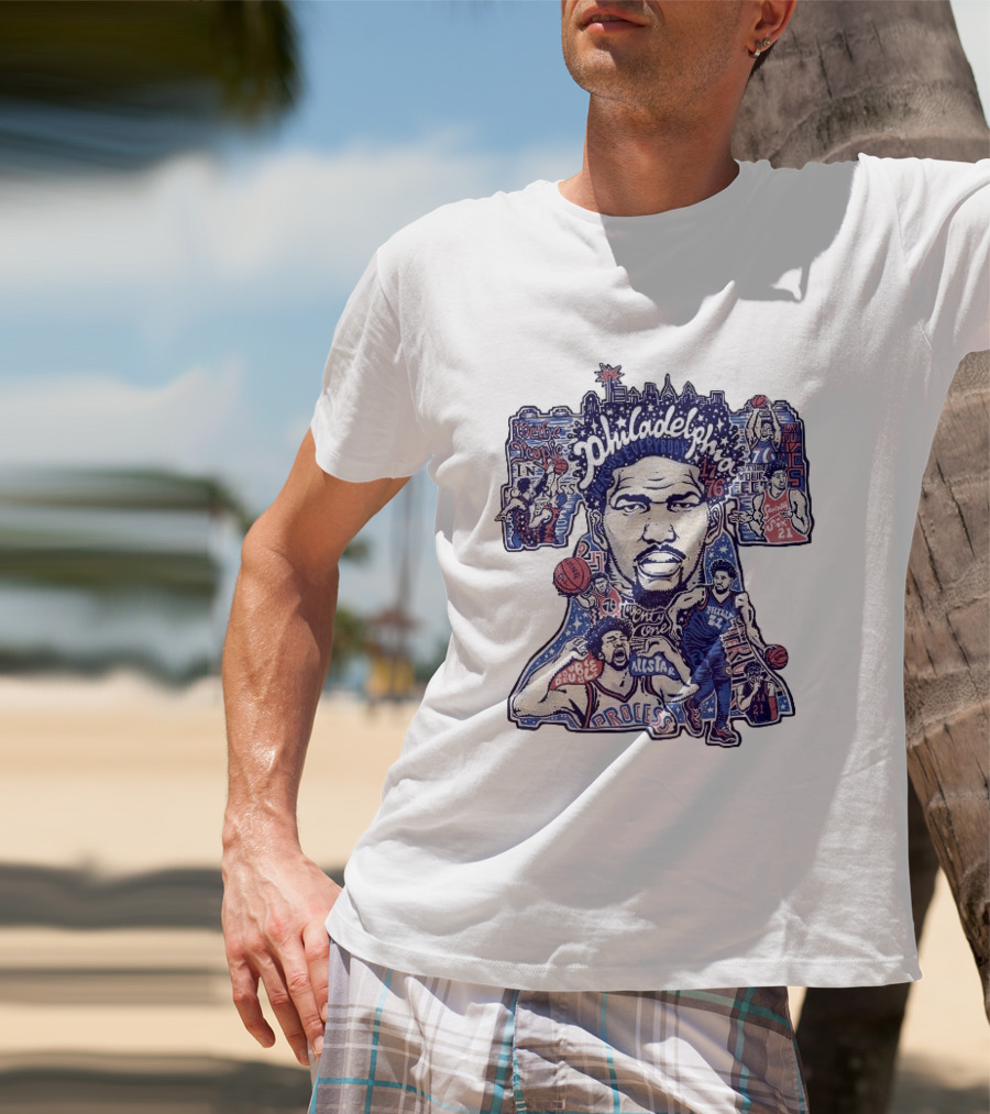 Joel Embiid Philadelphia Process Sixers All Star 21 Trust The Process T-Shirt