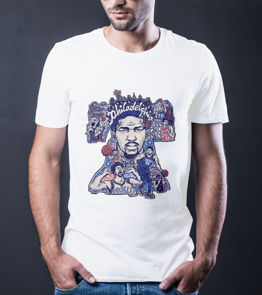 Joel Embiid Philadelphia Process Sixers All Star 21 Trust The Process T-Shirt