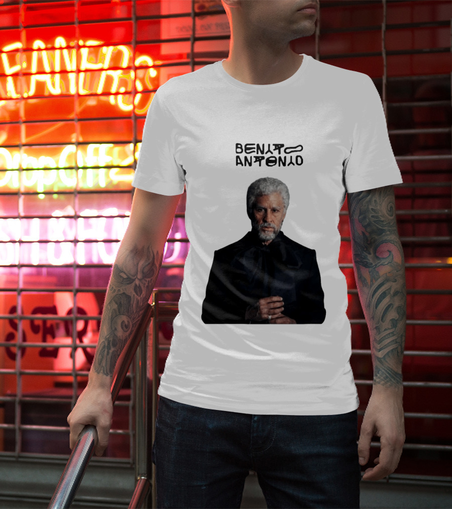 Benito Antonio Character In Black Outfit T-Shirt