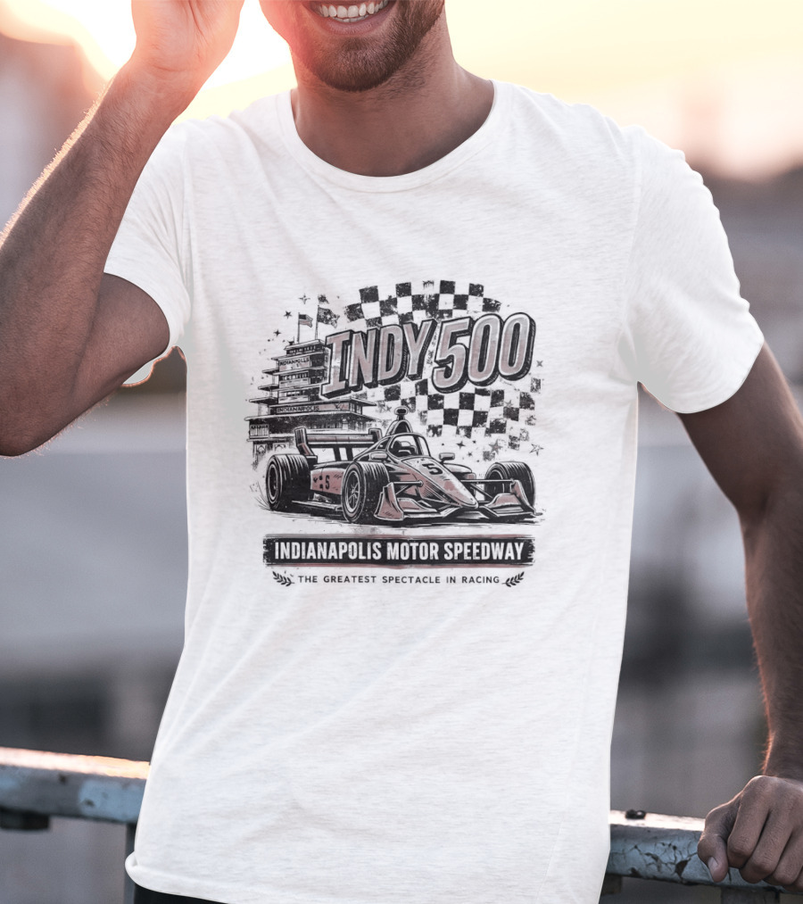 Indy 500 Indianapolis Motor Speedway The Greatest Spectacle In Racing T-Shirt